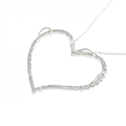 K18WG Dây chuyền kim cương hình trái tim 1.00CT - Hàng hiệu Chính hãng 862388