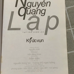 KÝ ỨC VỤN - NGUYỄN QUANG LẬP 543752
