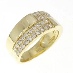 Nhẫn kim cương K18YG 0.50CT