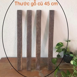 Thước gỗ 45 cm - tool làm gốm