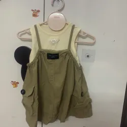 Set váy áo cho bé qccc size 80