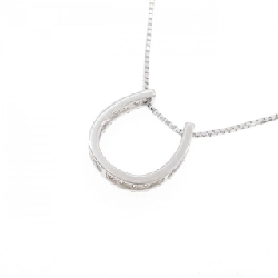 K18WG Nhẫn ngựa kim cương dây chuyền 0.30CT - Hàng hiệu Authentic 861507