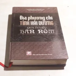 Địa chí tỉnh Hán Dương qua Hán Nôm
