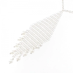 Dây chuyền fringes lưới Tiffany - Hàng hiệu Authentic 843582