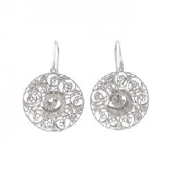 K18WG Bông tai - Hàng hiệu Chính hãng