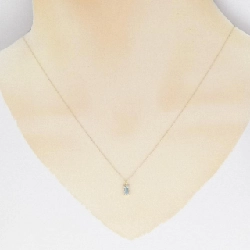 K18YG Blue Topaz Necklace 0.10CT - Hàng hiệu Authentic 861369