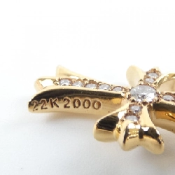 クロムハーツ CHROME HEARTS TINY CH CROSS F PAVE DMND タイニーファットクロス 202033746GLDXXX011 ペンダント - Hàng hiệu Authentic 901671