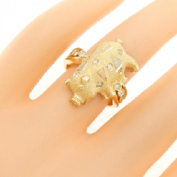 Nhẫn kim cương ba màu K18 0.14CT 673036