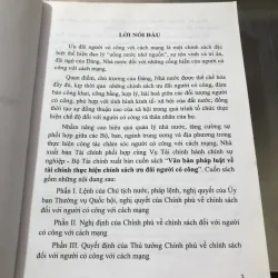 Văn bản pháp luật thực hiện chính sách ưu đãi với người có công 977707