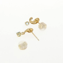 K18YG Blue Topaz Bông tai - Hàng hiệu Chính hãng 870079