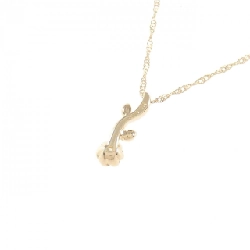 K18PG Hoa Kim Cương Dây Chuyền 0.08CT - Hàng hiệu Chính hãng 866801