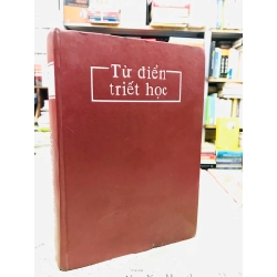 Từ điển triết học - sách liên xô