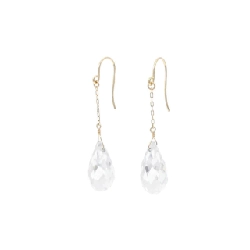 K18YG Bông tai Cubic - Hàng hiệu Chính hãng 869077