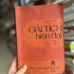 Giải tích hiện đại tập 3 - Hoàng Tuỵ 1978