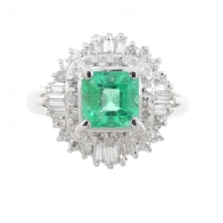 Nhẫn Emerald PT900 0.64CT - Hàng hiệu Chính hãng 852164
