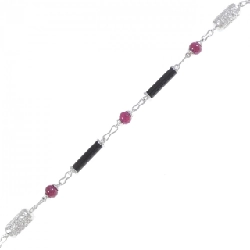 750WG Vòng tay đá màu - Hàng hiệu Authentic