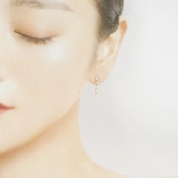 K18YG Bông tai Kim cương 0.70CT - Hàng hiệu Chính hãng 870751