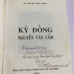 KỲ ĐỒNG NGUYỄN VĂN CẨM ( Gs Nguyễn Phan Quang) , có chữ Ký Tác Giả  470773