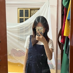 Váy yếm màu xanh 502708