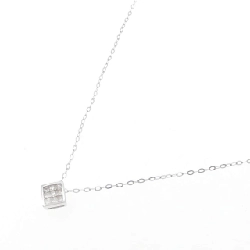 K18WG Dây chuyền kim cương 0.20CT - Hàng hiệu Chính hãng 860795