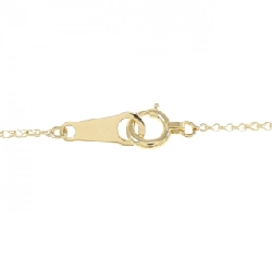 K18YG Dây chuyền hình chữ thập - Hàng hiệu Authentic 858687