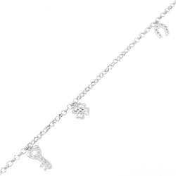 K18WG Vòng tay kim cương 0.23CT - Hàng hiệu Chính hãng 873474