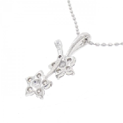 K18WG Hoa Tai Kim Cương Dây Chuyền 0.26CT - Hàng hiệu Chính hãng 861293