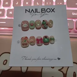 Nailbox Mẫu Thỏ Cherry Mới, Nailbox Thiết Kế, Nailbox Nặn Nổi 560524