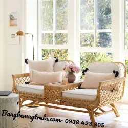 Ghế mây đôi kèm bàn phòng chờ spa 573272