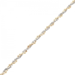 K18YG/PT850 Vòng tay - Hàng hiệu Chính hãng