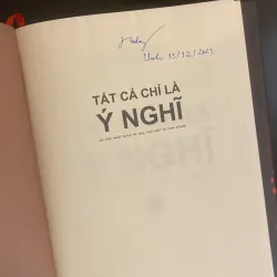 Sách TẤT CẢ CHỈ LÀ Ý NGHĨ - Ahola Tuấn / NXB Tổng Hợp TPHCM / Bộ 4 Cuốn 700.000 790513