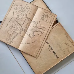 Địa dư huyện Bình Lục, xuất bản 1935, có thủ bút 1021682