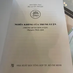 NGHĨA KHÔNG CỦA TRUNG LUẬN (TRUNG QUÁN KIM LUẬN) - ẤN THUẬN  1027551