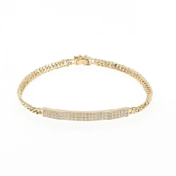 K18YG Vòng tay kim cương 1.00CT - Hàng hiệu Authentic 877552