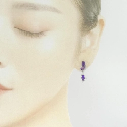 K14WG Amethyst Bông tai - Hàng hiệu Chính hãng 874139