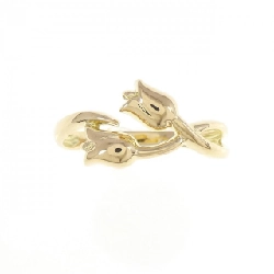 Nhẫn hoa K18YG 673207