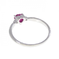 Nhẫn ruby hình trái tim PT900 0.63CT 667915