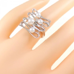 Nhẫn ngọc trai Akoya K18WG 671850