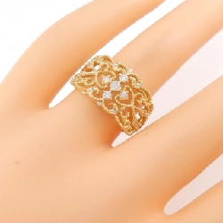 Nhẫn kim cương K18YG 0.23CT 671260