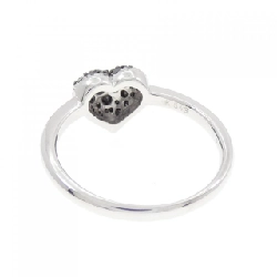 Nhẫn kim cương hình trái tim × hoa K18WG/K18BG 0.30CT 670060