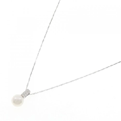 K18WG Dây chuyền ngọc trai Akoya 6.3mm - Hàng hiệu Chính hãng 856447