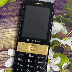 Điện Thoại Philips Xenium E570 Gold 24K Cực Hiếm - Độc Đáo - Sang Trọng 4124