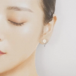 Bông tai ngọc trai Akoya Mikimoto 8.5mm - Hàng hiệu Chính hãng 845490