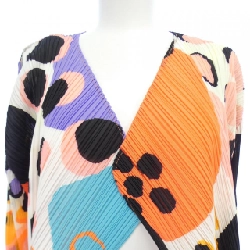 Pleats Please áo khoác cardigan 636535