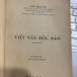 VIỆT VĂN ĐỘC BẢN LỚP MƯỜI - TRẦN TRỌNG SAN 561605