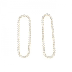 K18YG Bông tai kim cương 2.00CT - Hàng hiệu Chính hãng