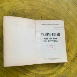 TRƯỜNG CHINH NHÀ VĂN HOÁ NHÀ TƯ TƯỞNG 748178