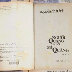 Nhà văn Nguyễn Nhật Ánh: NGƯỜI QUẢNG ĐI ĂN MÌ QUẢNG (tạp văn, 202 trang) 1003735
