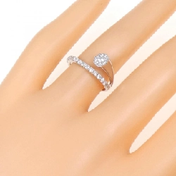 Nhẫn kim cương K18WG 0.50CT 672356