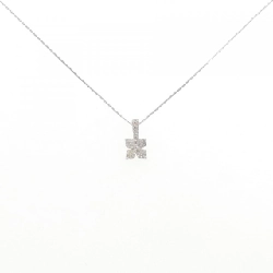 K18WG Hoa Kim Cương Dây Chuyền 0.30CT - Hàng hiệu Chính hãng